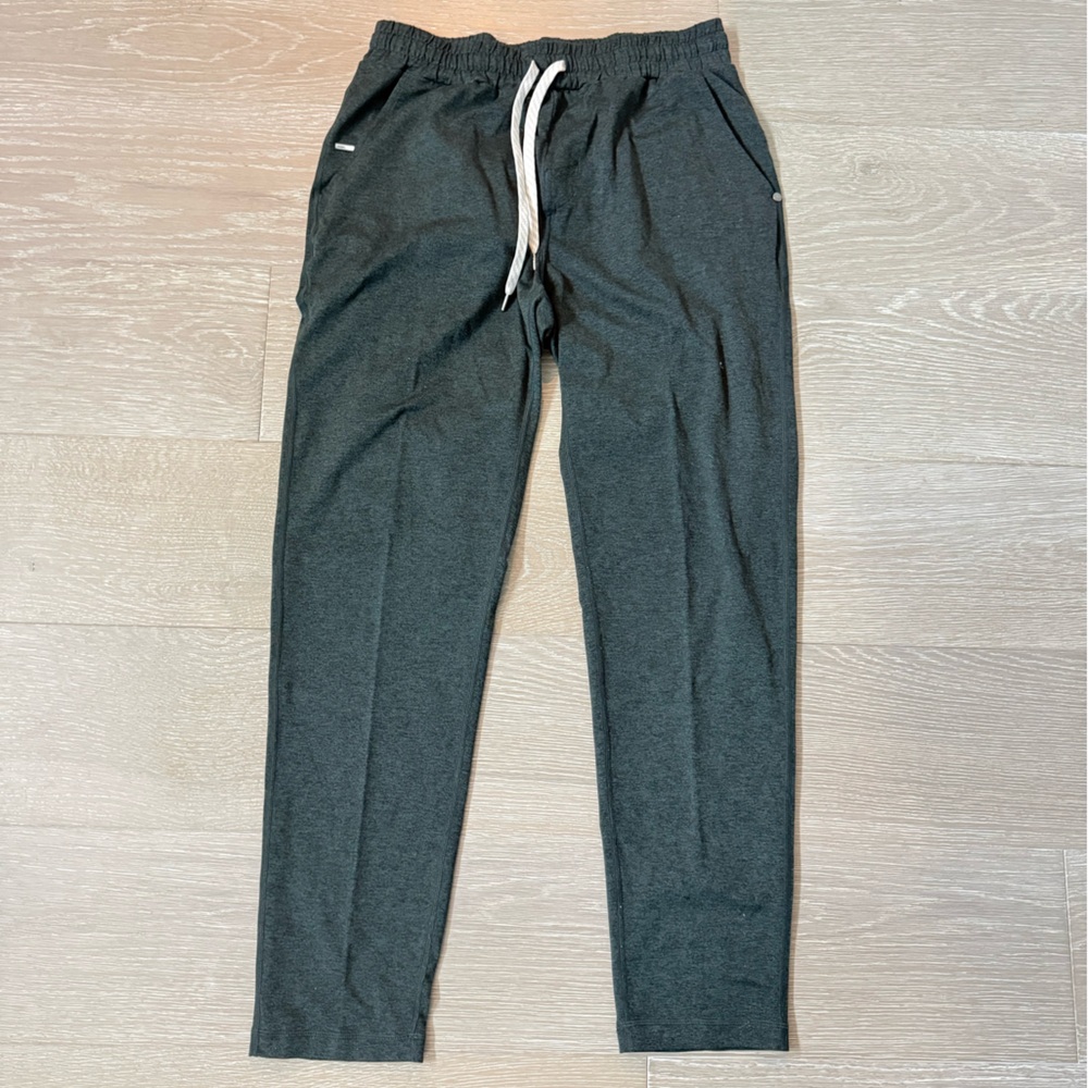 Vuori Ponto Performance Pant blackened green heather mens size L - worn one time